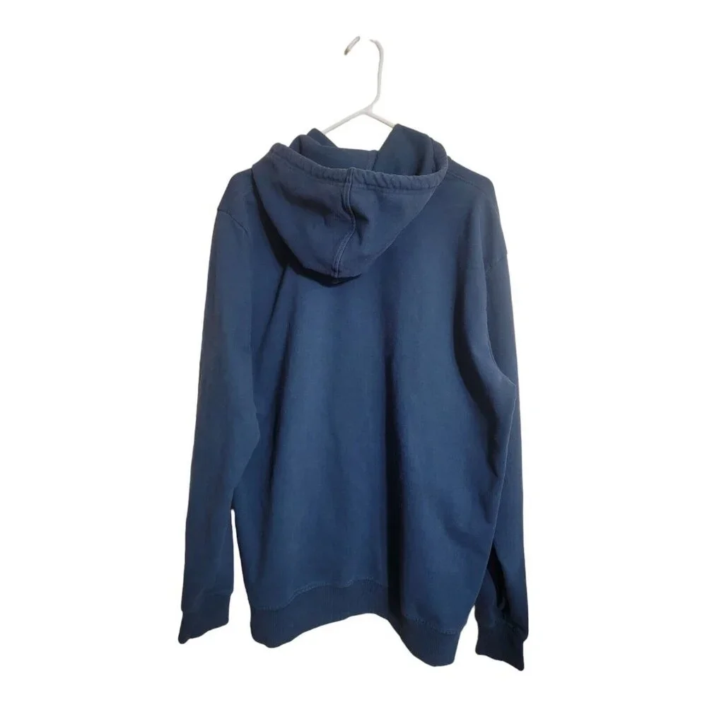 Patagonia Hoody Men XL Blue M Line Logo Ridge Uprisal Relax Fit Gorpcore Hiking - Picture 2 of 8